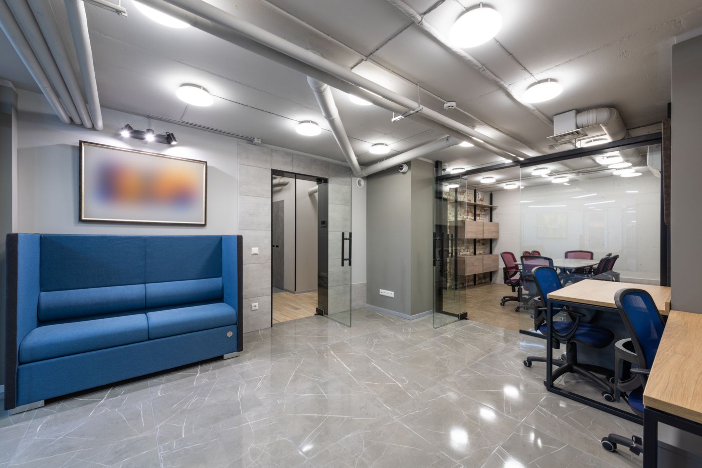 Modern office fit-out — illustrative stock photograph